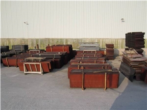 China Dyed Red Granite Slab(low Price)