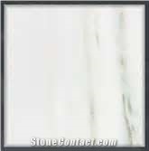 Polished Dionyssos White Marble Tile