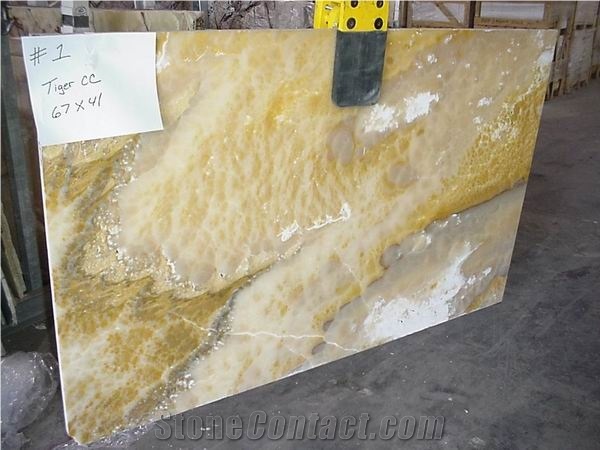 Polished Iran Tiger Onyx Slab(good Thickness)
