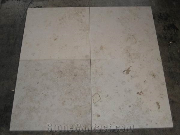 Polished Jora Beige Limestone Tile(good Quality)