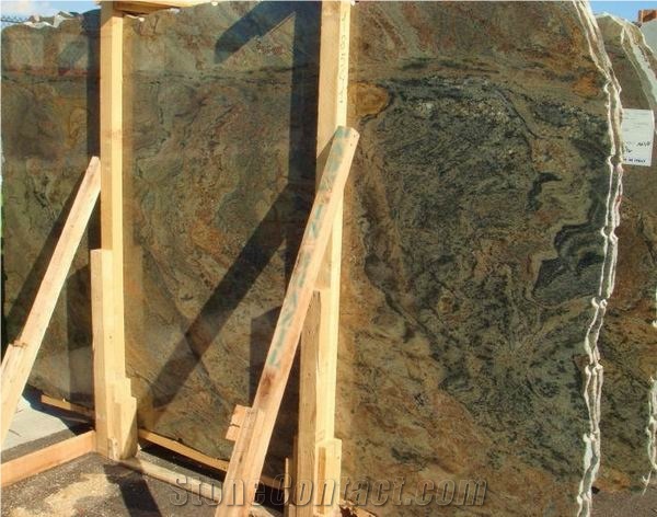 Polished Juparana Austral Granite Slab(own Factory