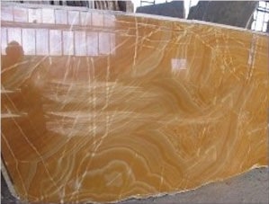 Polished Orange Onyx Slab