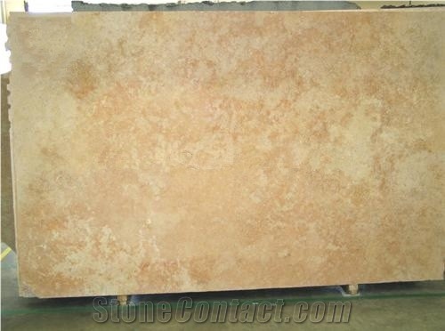 Polished Peach Travertine Slab(low Price)