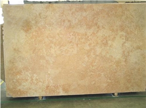 Polished Peach Travertine Slab(low Price)