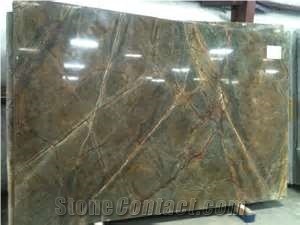 Polished Rain Forest Green Marble Slab(low Price)