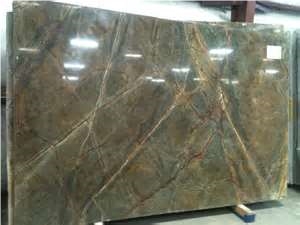 Polished Rain Forest Green Marble Slab(low Price)