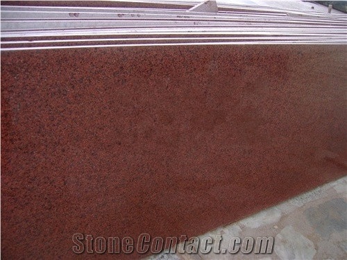 Polished Royal Red Granite Slab(good Thickness)