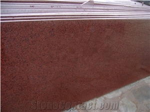 Polished Royal Red Granite Slab(good Thickness)