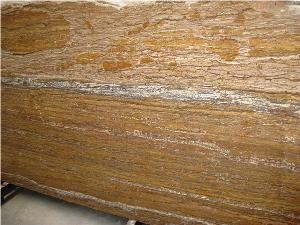 Polished Walnut Travertine Slab(own Factory)