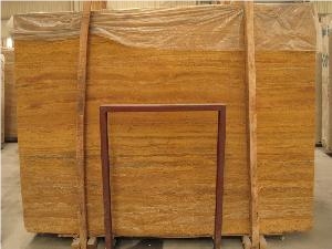 Polished Yellow Travertine Slab(good Price) Polished Yellow Travertine Slab(good Price)