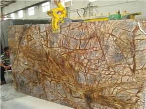 Rainforest Brown Marble Slab(good Price)
