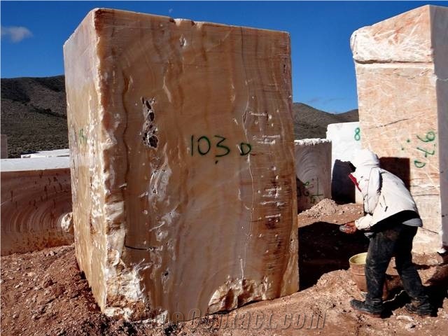 Kilimanjaro Onyx Block, Mexico Yellow Onyx