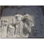 Hand-Carved Marble Relief