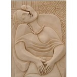 Hand-Carved Marble Relief
