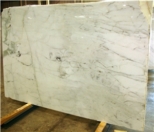 Calacatta Caldia Marble Slabs, Italy White Marble