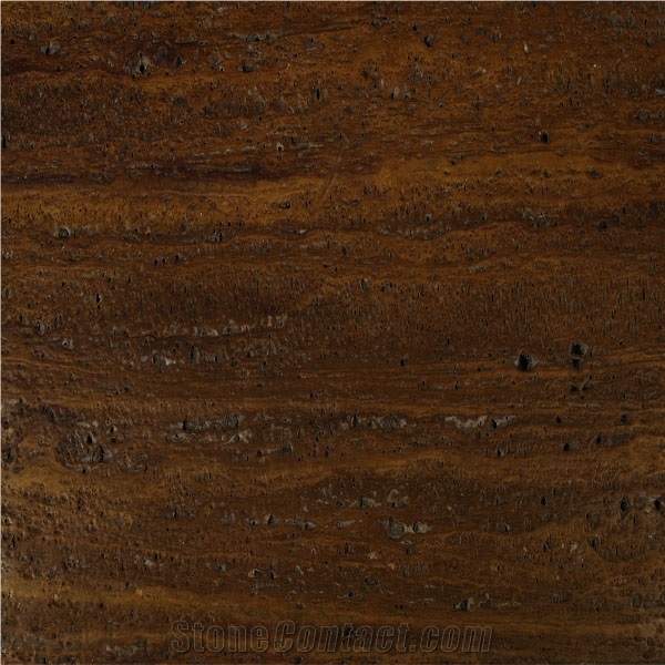 HS-001 Travertine Tiles, Iran Brown Travertine