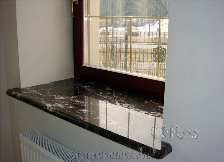 Emperador Dark Window Sill, Brown Marble