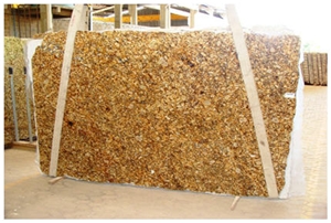 Napoleone Gold Granite Slabs, Brazil Yellow Granite Napoleone Gold Granite Slabs, Brazil Yellow Granite