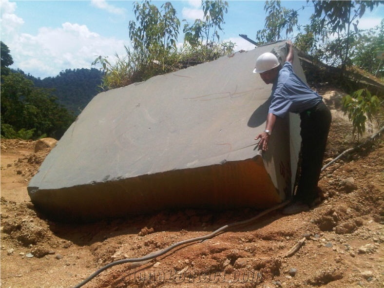 Terengganu Green Granite Blocks