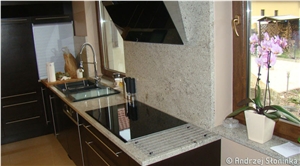 Kashmir White India Granite Countertop