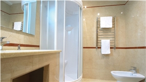 Marble Bath Design, Light Maria Sole Beige Marble