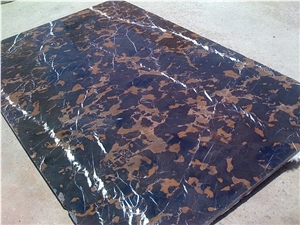 Black & Gold Marble Block