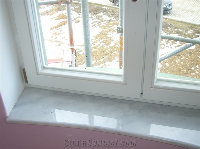 Marble Window Sill, Bianco Carrara White Marble