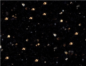 Black Galaxy Granite Slabs & Tiles, India Black Granite
