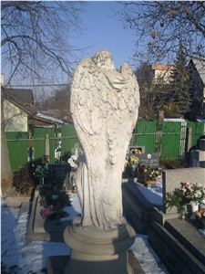 Monumental Sculpture, Bianco Sivec White Marble