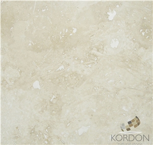 Manisa Light Travertine - Ivory Commercial Blocks, Manisa Light Travertine Block