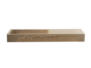 Travertine Sinks, Wash Basins, Light Walnut ,Ivory Beige Travertine