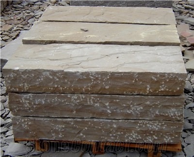 Natural Sandstone Kerbs/Steps, Autumn Brown Sandstone