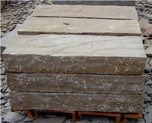Natural Sandstone Kerbs/Steps, Autumn Brown Sandstone