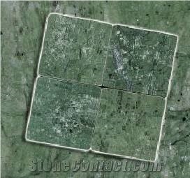 Teos Green Marble Tumbled Tiles