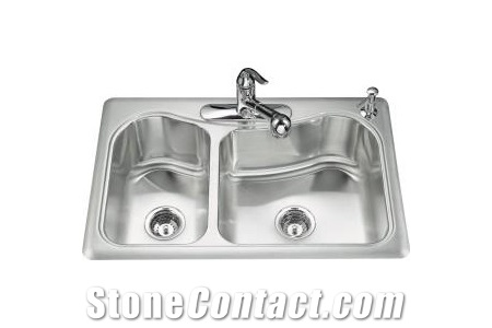 Topmount Double Bowl Sinks