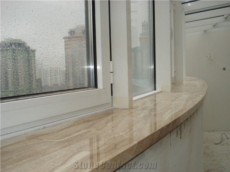 Window Sills in Daino Venato, Beige Marble