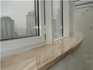 Window Sills in Daino Venato, Beige Marble