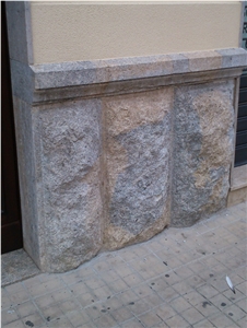 Rustic Wall Cladding, Nerello Di Custonaci Grey Trachyte Mushroom Stone