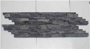 Splitface Black Marble Veneer, Storm Black Marble