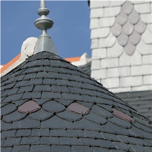 Black Slate Roof Tiles
