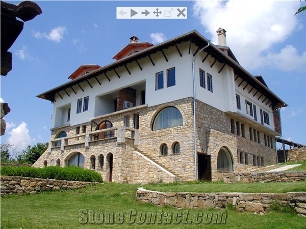 Facades in Gneiss Bulgaria, Beige Gneiss Wall Tiles