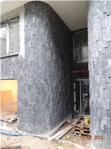 Black Slate Wall Cladding Tiles