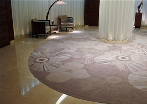 Hotel Project - Floor Tiles, Pompeii Gold Limestone