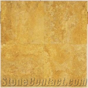 Golden Travertine Tiles, Turkey Yellow Travertine