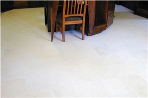 Creme Calais Tiles with Profiles, Spain White Limestone