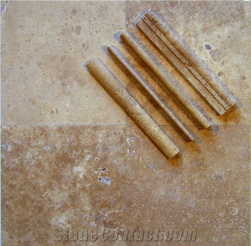 Roman Walnut Travertine, Travertino Romano Noce Travertine Slabs