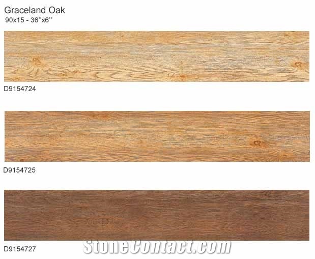 Inkjet Wood(Graceland Oak ), Porcelain Yellow Granite Ceramic Tiles