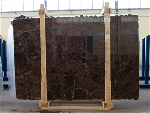 Dark Emperador Gold Marble Slabs, Spain Brown Marble