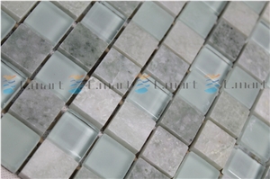 Grey Marble Glass Mosaic
