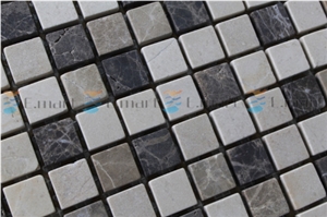 Brown Marble Glass Mosaic